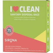 Sanitary and Diapers Disposal Bag by Sirona 75 Bags