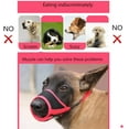 thumbnail image 4 of HZKAICUN Dog Muzzle Nylon Soft Muzzle Anti-Biting Barking Secure，Mesh Breathable Pets Muzzle for Small Medium Large Dogs 4 Colors 5 Sizes, 4 of 5