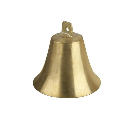 1x Metal Cow Bell Wind Chime Pendant Brass Hand Call Porch Sheep Indoor
