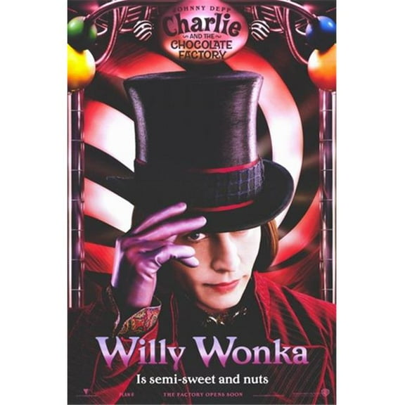 Charlie & The Chocolate Factory Movie Poster - 11 x 17