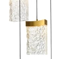 thumbnail image 3 of CWI Lighting Lava Integrated LED Brass Chandelier, 3 of 13