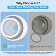 thumbnail image 7 of XIBUFE for Airpods Pro 2Nd/1St Replacement Ear Tips(Xs/S/M/L)-Whiite,Silicone,With Noise Reduction Hole&Built-In Dust Guard Screen,For Usb-C Charging Case-4 Sizes, 7 of 7