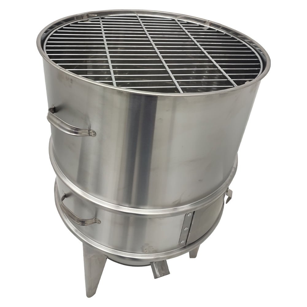 INTSUPERMAI Charcoal Peking Duck Roaster Oven 3 Tier BBQ Grill Oven Stainless Steel