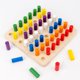 thumbnail image 2 of Juguetes De Materiales Montessori, Juegos Educativos, Bloques De Enchufe De Cilindro, Juguetes De Matemáticas De Madera, Juguetes Educativos Para Edades Tempranas Para Niños Minnieouse FN002414-00, 2 of 6