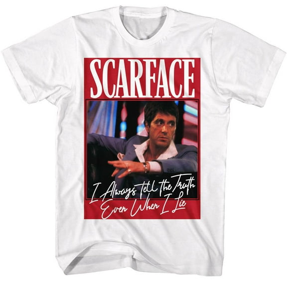 Scarface Even When I Lie White T-Shirt