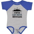 thumbnail image 3 of Inktastic Faith Can Move Mountains Girls Baby Bodysuit, 3 of 5