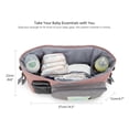 thumbnail image 4 of SPEKSEE Stroller Organizer Bag for Baby Essentials - Insulated Wipe Pocket, Multi-Function Storage for Outdoor Travel, 4 of 6