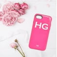 thumbnail image 4 of Personalised Hot Pink with White Font Initial Samsung Case,iPhone 13 Pro, 4 of 4