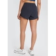 thumbnail image 4 of BALEAF Women's Running Shorts 4" Quick Dry High Waisted Athletic Workout Shorts with Liner Zipper Pocket Dark Grey M, 4 of 7