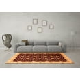 thumbnail image 3 of Ahgly Company Indoor Rectangle Oriental Orange Traditional Area Rugs, 4' x 6', 3 of 4