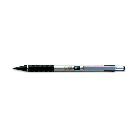 Zebra M-301 Mechanical Pencil 0.5 mm Stainless Steel w/Black Accents Barrel 54010