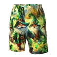 thumbnail image 4 of Fotbe st. patrick’s day gnomes Trajes de Baño Estampados para Hombre, Shorts de Verano de Secado Rápido, Ropa de Playa, Bañadores-Large, 4 of 6