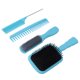 thumbnail image 4 of Juego De Peine Para El Cabello, Mango Aerodinámico, Cepillo Para El Cabello Fácil De Desenredar, Peine Para Bolsa De Gas, 4 Piezas, Azul Para Peluquería, Uso Doméstico Para ANGGREK Otros, 4 of 8