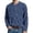 Blue, variant on Mens T Shirts Long Sleeve Crewneck Henley Shirts Basic Purple Shirts with Button Men's Shirts Casual
