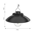 thumbnail image 1 of Linterna Colgante Luz de camping Lámpara de carpa con gancho colgante impermeable recargable por USB (una luz blanca) Hugtrwg Para Estrenar, 1 of 9