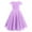 Light Purple, variant on IBTOM CASTLE Flower Girls Chiffon A-line Party Dresses Wedding Junior Bridesmaid Princess Pageant Communion Maxi Gowns 3-4 Years Red