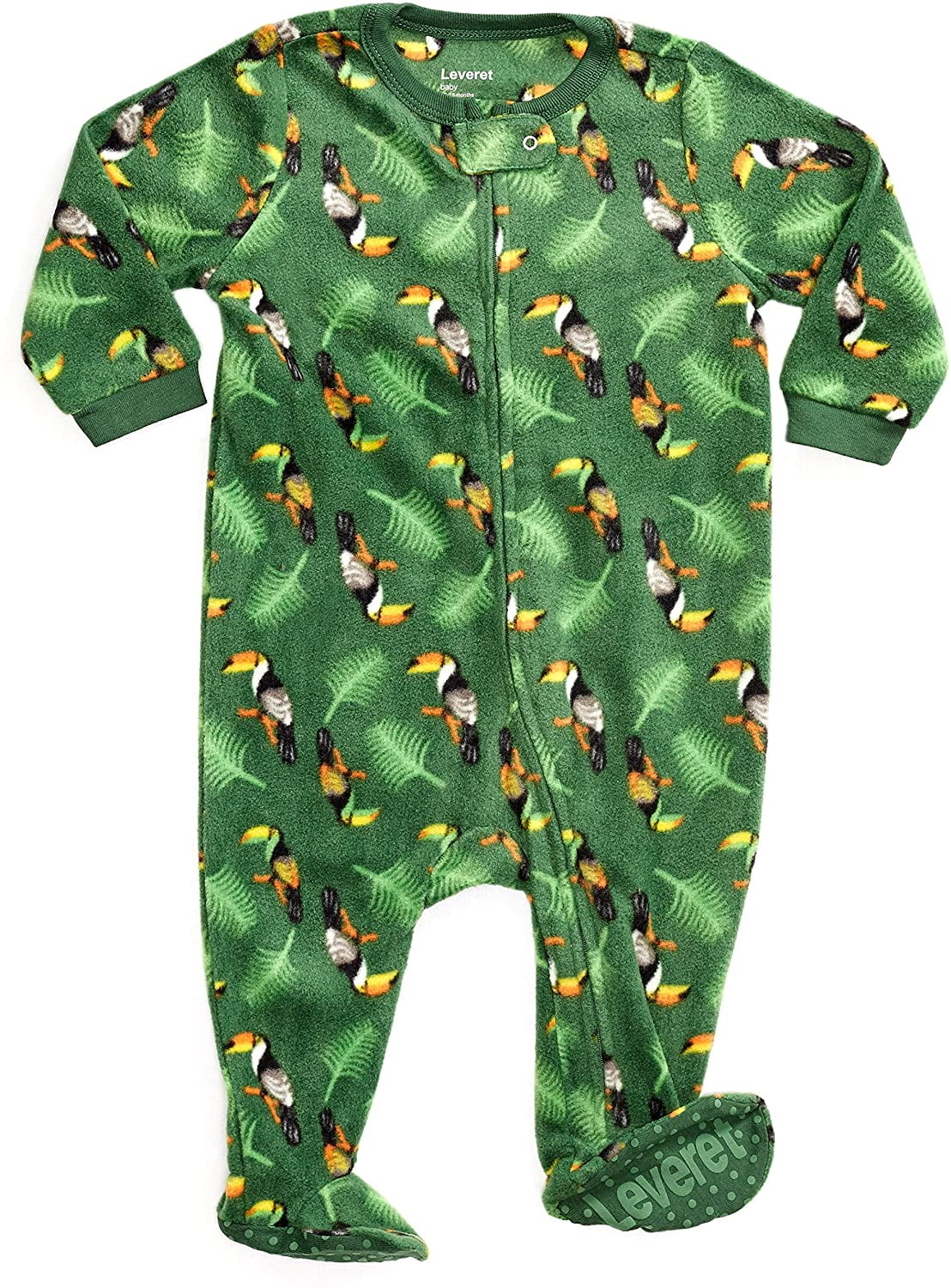 3 Months-5 Toddler Leveret Fleece Baby Boys Footed Pajamas Sleeper Kids & Toddler Pajamas 