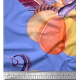 thumbnail image 1 of Soimoi Cotton Duck Fabric Berries,Leaves & Pumpkin Vegetable Print Sewing Fabric Yard 42 Inch Wide, 1 of 1