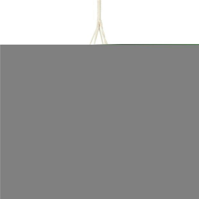 Saro Lifestyle HA511.N 20 in. Macrame Plant Hanger, Natural