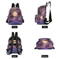 thumbnail image 4 of FORMRS Mini Backpack Purse for Women Travel Daypack Casual Shoulder Bag, Night Purple Road, 4 of 7