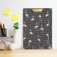 thumbnail image 6 of FMSHPON Flamingo Clipboard Hardboard Wood Nursing Clip Board and Pull for Standard A4 Letter 13x9 inches, 6 of 7