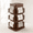 purple, variant on Furniture For Displaying Goods Sticker Display Wood 3 Tier Stand 4-sided Holder Card 360 Degree Stickers
