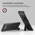 thumbnail image 5 of VRS Design Phone Case for Galaxy Z Flip 3, [QuickStand Modern], Sturdy Kickstand Case Compatible with Galaxy Z Flip 3 (2021) Matte Black, 5 of 9
