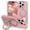 Pink, variant on Rotating Pivot Bracket Magnetic Phone Case For iPhone 14 Pro Max