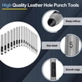thumbnail image 5 of 17Pcs Round Leather Hole Punch Tool 0.5-7Mm, Metal Hollow Hole Punching for Leathe steel6832, 5 of 5