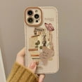 thumbnail image 2 of Compatible with iPhone Case,Aesthetic Retro Vintage Matte Butterfly Colorful Camera Lens Protection Shockproof Cover Phone Case (White,iPhone 13 Pro Max), 2 of 5