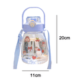 thumbnail image 2 of Botella de agua Botella de agua de gran capacidad Botella deportiva portátil, 2 of 5