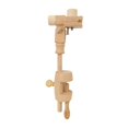 thumbnail image 2 of Adjustable Embroidery Hoop Stand Desktop Cross Embroidery Display Tapestry Stitch Holder Wooden Rack, 2 of 9