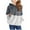 Grey, variant on KAUOD Teen Girls Half Zipper Fleece Coats Soft Fuzzy Pullover Hooded Coats with Pockets Kids Padded Warm Sherpa Outwear