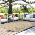 thumbnail image 6 of SUNDEREY Modern Rainbow Area Rug,5'x8' Washable Bedroom Rugs,Boho Woven Floor Carpet With Tassel, Modern Farmhouse Tufted Rug For Living Dining Room Kitchen Entryway Bathroom,Khaki, 6 of 7