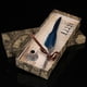 thumbnail image 1 of Juego de escritura de pluma de caligrafía inglesa Bling Bling con 5 puntas color azul, 1 of 5