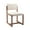 Beige - Linen, variant on Guyou Mid-Century Modern Dining Chair Set of 2, Farmhouse Linen Upholstered Kitchen Chairs, Wooden Armless Dining Side Chairs for Dining Room Living Room, Beige