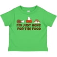 thumbnail image 3 of Inktastic I'm Just Here for the Food Boys or Girls Toddler T-Shirt, 3 of 5