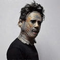 thumbnail image 3 of Texas Chainsaw Massacre Leatherface Latex Mask Halloween Cosplay Scary Movie Costume Party Props, 3 of 4