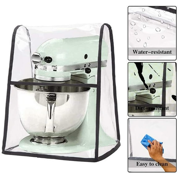 Stand Mixer Transparent Cover easy to clean Kitchen Storage Bags Dirt Resistant Mixer Protective Cover for Stand Mixer, Coffee Machine