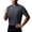 115Grey565, variant on Men's Catering Chef Workwear T Shirts Short Sleeve Cardigan Tee Club Party Cozy Tops