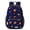 Basketball and Hoop, variant on Basketball and Hoop Navy Pattern 17" School Backpacks for Teens,Waterproof Oxford Fabric,S-Shape Padded Straps for School,Travel,Hiking,Camping