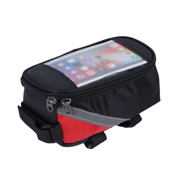 Soidarity Bolsa de cuadro de bicicleta Soportes de tubo universal Accesorios de bicicletas Soporte de organización Bolsas de teléfono Bolsas de Ciclismo Rojo Soidarity OD028222-01