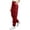 Red, variant on Noric Women Elastic Waist Cargo Jogger Pants High Rise Lightweight Outdoor Pants for Hiking Daily Street Walking Travel