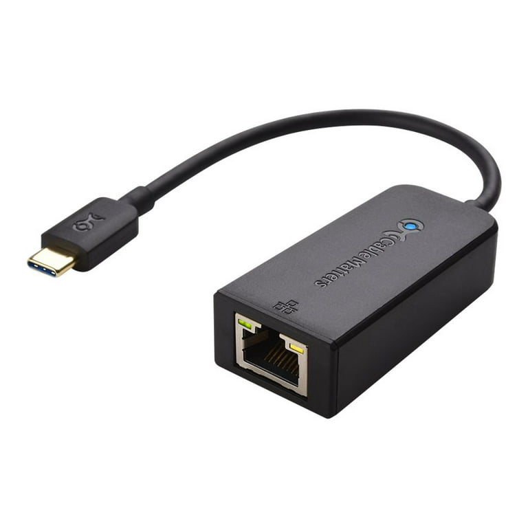 I fare Kænguru Kredsløb Cable Matters - Network adapter - USB-C - Gigabit Ethernet - black -  Walmart.com
