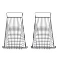 thumbnail image 1 of Freezer Organizer Bins, Steel Wire PE Coating Anti Aging Freezer Baskets Large Capacity Easy to Clean Chest Freezer Baskets for Freezers, Refrigerators,, 1 of 8
