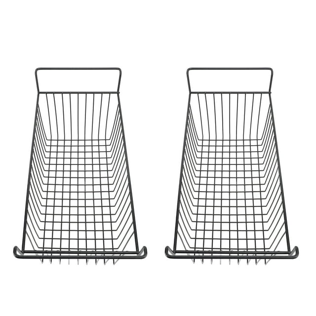Freezer Organizer Bins, Steel Wire PE Coating Anti Aging Freezer Baskets Large Capacity Easy to Clean Chest Freezer Baskets for Freezers, Refrigerators,