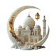 thumbnail image 2 of Decoración acrílica para Ramadán, 2D, plana, Eid Mubarak, decoración de mesa, centro de mesa estilo G, 2 of 9