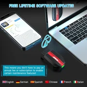 ANCEL BD500 Bluetooth OBD2 Scanner Fits for VW Audi Skoda Seat VAG Vehicles, Full System Car Diagnostic Tool Code Reader with Oil & EPB Reset, Throttle Learning, Lifetime Free Update