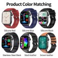 thumbnail image 4 of Smart Smart Smart .04in 368x448 Pantalla Alta Transparente IP68 RELOJ Deportivo de Gestión de la Salud Resistente Al Agua Con SOS Call Para Hombres para Hombres, 4 of 7