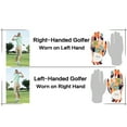 thumbnail image 3 of FINGER TEN Golf Gloves Women Left Right Hand Leather with Bling Ball Marker Value Pack, Colored Glove for Right Left Handed Golfer All Weather Grip, 3 of 5